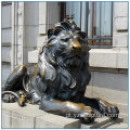 Tamanho de vida de alta qualidade BronzeGarden Lion Statues For Sale